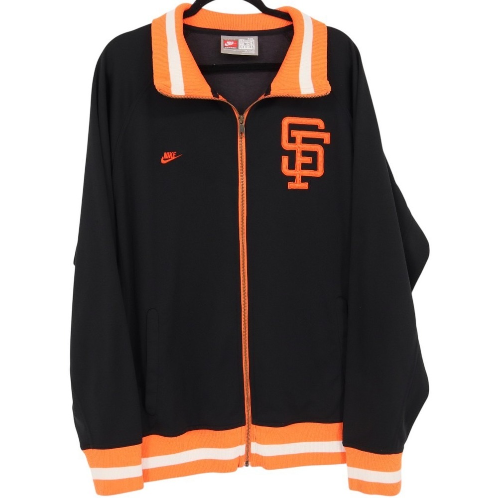 Nike Cooperstown Collection San Francisco Giants Track Jacket Mens Size XXL